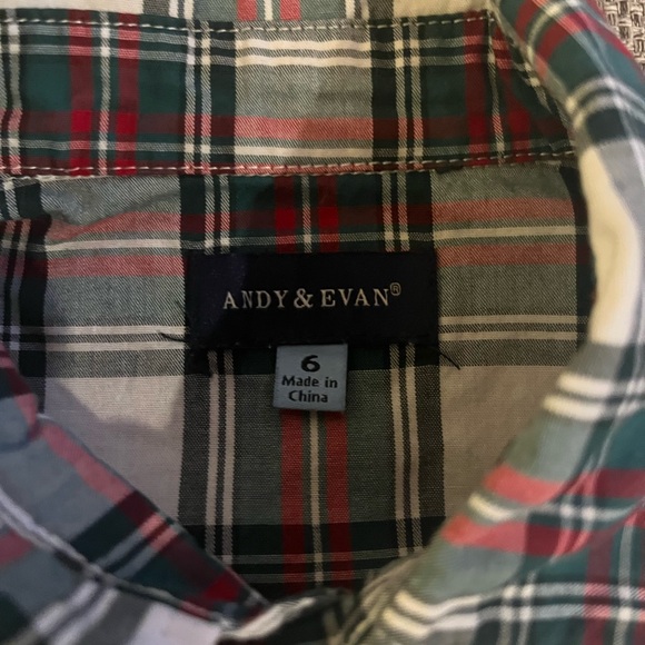 Andy and Evan boys button up shirt - Picture 2 of 4